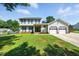 Inviting two-story home with a lush green lawn and attached two-car garage at 1 Saturn Court Ct, Durham, NC 27703