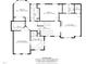 Home floorplan featuring primary bedroom, bathroom, bedroom, Gathering room, WIC, laundry, and hall at 1133 Heritage Greens Dr, Wake Forest, NC 27587