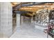 Spacious crawl space featuring moisture barrier and block foundation with black insulated ductwork at 119 Florentino Ct, Clayton, NC 27527