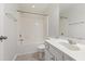 Bathroom featuring a white tub, toilet, and vanity at 127 Cedar Elm Rd, Durham, NC 27713
