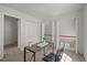 Small home office featuring desk, chair and natural light at 1308 Snyder St, Durham, NC 27713