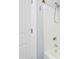 Bathroom shower featuring adjustable shower head at 139 His Way, Middlesex, NC 27557