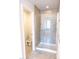 Modern bathroom design with tiled shower and glass door, offering a clean, contemporary feel at 1402 Southpoint Trl, Durham, NC 27713