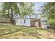 Expansive backyard view showing the house, patio, and lush greenery for outdoor enjoyment at 1516 Edgevale Rd, Durham, NC 27701