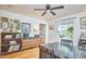 Spacious dining room with hardwood floors and natural light at 1516 Edgevale Rd, Durham, NC 27701