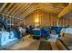 Unfinished attic space with exposed wooden beams and plenty of room for storage or customization at 1918 Morning Fog Dr, Fuquay Varina, NC 27526