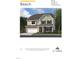 Two-story home featuring a neutral color palette, attached two-car garage, and covered front entryway at 2411 Picual Way # 18, New Hill, NC 27562