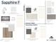 Interior design selections for kitchen and bathroom, with various tile, paint, and carpet options at 2415 Picual Way # 17, New Hill, NC 27562