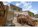 Back exterior featuring the deck, satellite dish, a/c and other utilities at 25 Silver Pl # Apt B, Angier, NC 27501
