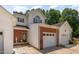 Welcoming front porch with brick and siding exterior, enhanced by a well-manicured lawn at 25 Silver Pl # Apt B, Angier, NC 27501