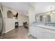 Open-concept living area seamlessly connects the living room to the kitchen and dining space at 25 Silver Pl # Apt B, Angier, NC 27501
