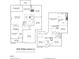 Detailed floor plan showcasing the layout of the home's two floors and outdoor spaces at 2716 Willow Rock Ln, Apex, NC 27523