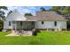 Backyard with screened porch and patio at 2856 Gwyn Rd, Elon, NC 27244