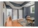 Basement with desk, chair, and access to main level at 304 Polk St, Raleigh, NC 27604