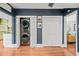 Laundry area with front loading washer and dryer, and closet space at 304 Polk St, Raleigh, NC 27604