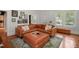 Comfortable living room with hardwood floors and stylish furniture at 304 Polk St, Raleigh, NC 27604