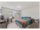 Bedroom features large window, desk, and comfortable bed at 3224 Star Gazing Ln, Durham, NC 27703