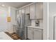 Modern kitchen featuring stainless steel appliances and shaker cabinets at 3224 Star Gazing Ln, Durham, NC 27703
