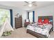 Bedroom with playful decor, including a themed bedspread and a teepee at 3292 Longpine Rd, Burlington, NC 27215