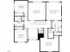 Floor plan showcasing the layout of bedrooms, bonus room, and flex room at 3748 Westbury Lake Dr, Raleigh, NC 27603