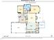 Layout of the first floor showing the kitchen, primary bedroom, living room, garage, and office at 402 Bridewell Ct, Cary, NC 27518