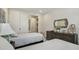 Bedroom with two twin beds, dresser, and closet at 465 Gianna Dr, Clayton, NC 27527