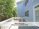 Walk out from the living room to the back deck, a great outdoor space at 511 Hillsborough St # Bldg B 106, Chapel Hill, NC 27514