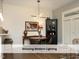 Cozy dining area with modern lighting, ideal for intimate meals at 511 Hillsborough St # Bldg B 106, Chapel Hill, NC 27514