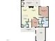 Detailed floor plan showcasing the layout of the home with dimensions and room names at 511 Hillsborough St # Bldg B 106, Chapel Hill, NC 27514