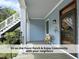Cozy front porch offering a relaxing outdoor space at 511 Hillsborough St # Bldg B 106, Chapel Hill, NC 27514