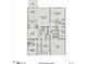 Detailed floor plan showcasing the layout, including bedrooms, bathrooms, kitchen, and living areas at 522 Olivia Crossing Ct # 18, Four Oaks, NC 27524