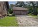Two-car detached garage with ample parking space at 5593 Leon Rd, Nashville, NC 27856