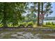 Peaceful lake view with picnic tables and residential access at 5593 Leon Rd, Nashville, NC 27856