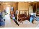 Unfinished attic with plywood floors and ample storage space at 642 Collington Dr, Mebane, NC 27302