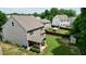 Well-maintained backyard and covered patio offer great outdoor living space at 642 Collington Dr, Mebane, NC 27302