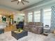 Spacious living area with an open floor plan and seamless flow to kitchen and dining room at 67 Blue Spruce Cir, Clayton, NC 27527