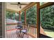 Inviting screened-in porch with seating, perfect for enjoying the outdoors at 733 Bluffcreek Dr, Fuquay Varina, NC 27526
