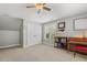 Bedroom featuring a piano and closet at 860 Cokesbury Rd, Fuquay Varina, NC 27526