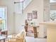 An entryway features stylish decor and ample natural light at 102 Duxbury Dr, Cary, NC 27513