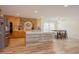 Beautiful kitchen featuring a center island, stainless appliances, and ample storage space at 125 Green Ln, Clayton, NC 27520