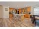 Bright kitchen offers a center island, stainless steel appliances, and ample counter space at 125 Green Ln, Clayton, NC 27520