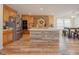 Spacious kitchen boasts an island, stainless steel appliances, and lots of cabinet space at 125 Green Ln, Clayton, NC 27520