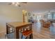 Inviting living room showcases wood floors, a cozy sitting area, and plenty of natural light at 125 Green Ln, Clayton, NC 27520