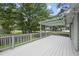 An inviting back deck showcases a pergola and backyard views at 1500 Laureldale Dr, Raleigh, NC 27609