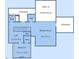 Detailed second-floor floor plan featuring a loft, bonus room, bedroom, unfinished space, and walk-in closets at 257 Rawhide Dr, Louisburg, NC 27549