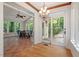 Charming breakfast nook with sliding doors to the backyard offering an indoor/outdoor flow at 3025 Bentwillow Dr, Fuquay Varina, NC 27526