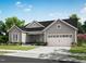 Charming one-story home with gray shingle siding, gabled roof, and a two-car garage at 36 Firefly Ln, Fuquay Varina, NC 27526
