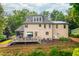 Spacious backyard featuring a large deck, perfect for outdoor entertaining and relaxation at 429 Carolina Cir, Durham, NC 27707