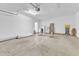 Spacious garage with ample storage and work area, including utility sink at 4622 Ludwell Branch Ct, Raleigh, NC 27612