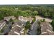 Aerial view of the neighborhood featuring manicured landscaping and ample parking at 5515 South Roxboro # 32, Durham, NC 27713